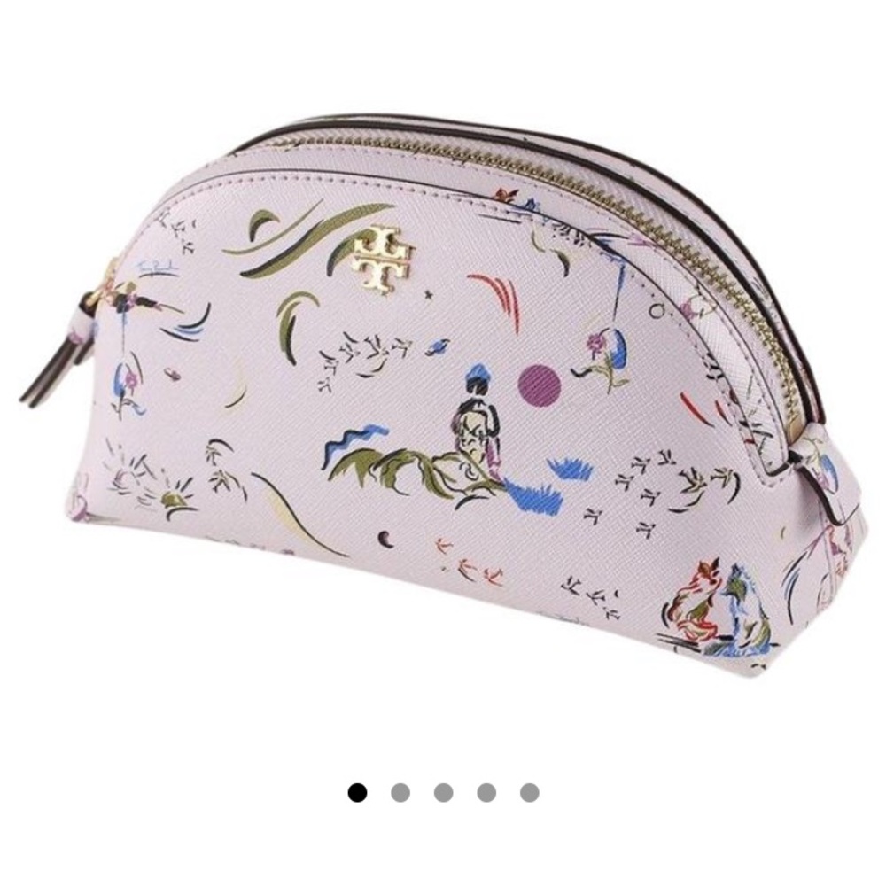 NWT authentic rare preppy Tory Burch Daydreamer Small Makeup Bag